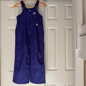 ZeroXposur Kids Purple Snow Overalls Size L-6X